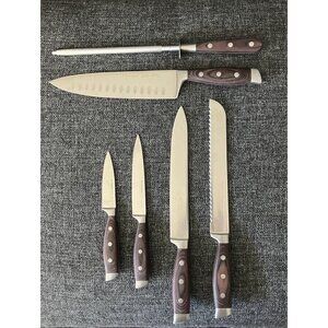 Homgeek 6-piece Stainless Steel Knife Set